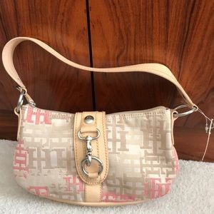 (Not NWT) Tommy Hilfiger Beige and Pink Women's Bag